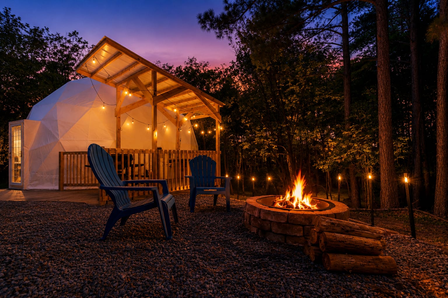 A breathtaking geodesic dome