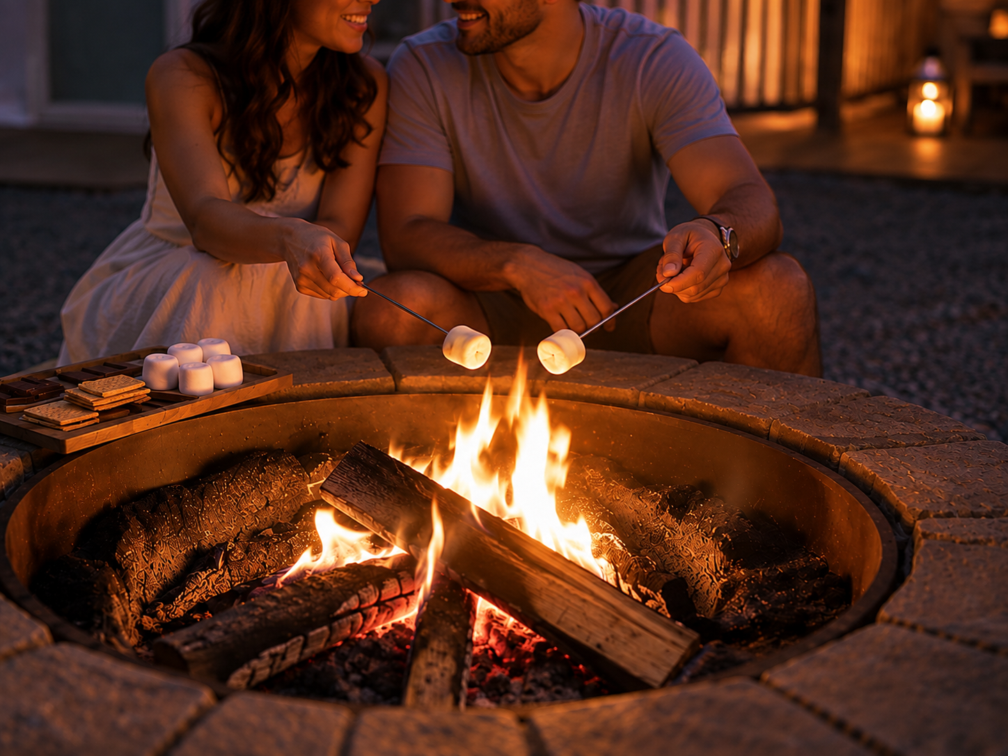 Firewood & S'mores kit for 2 Bundle