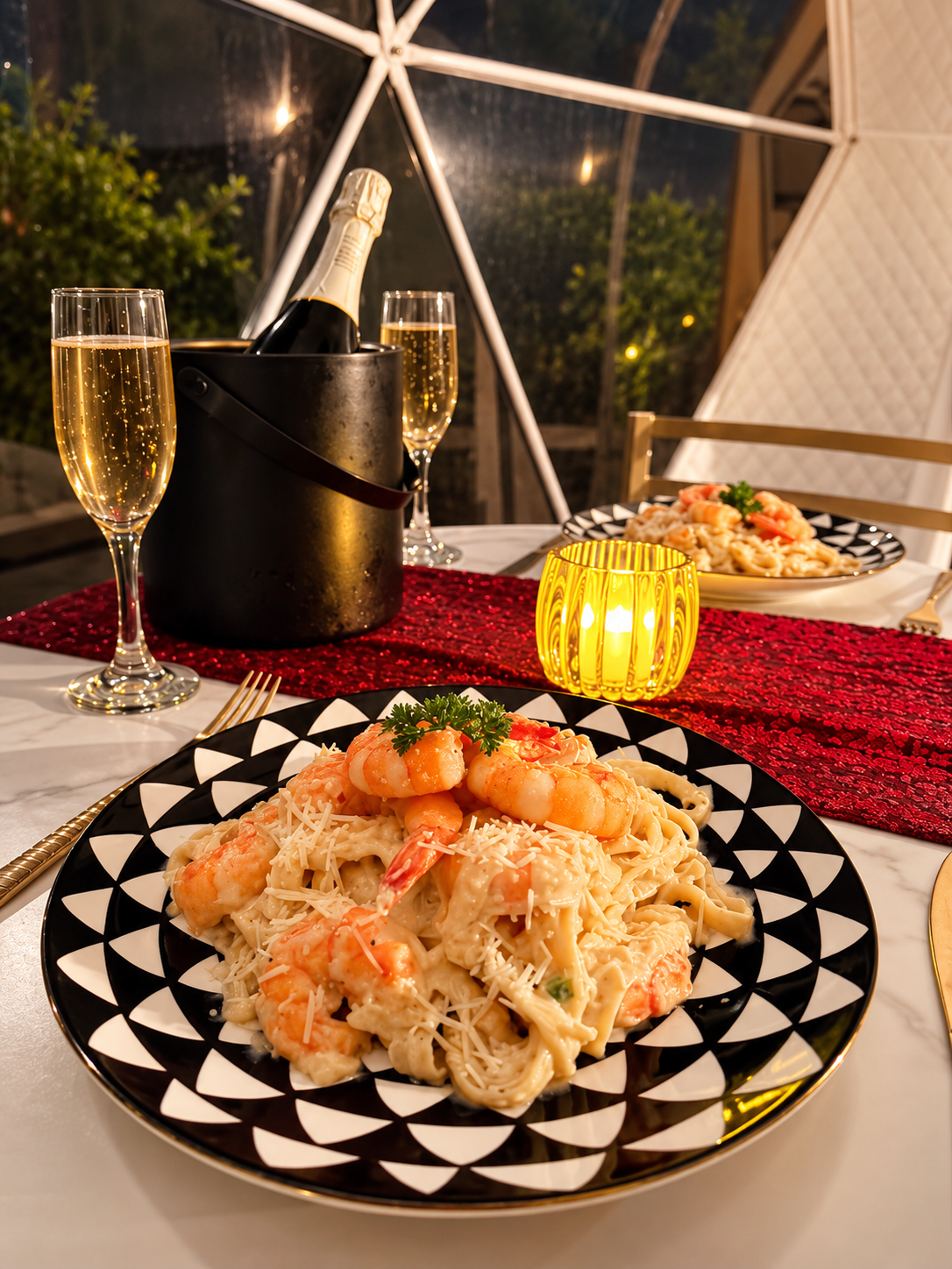 Shrimp Fettuccine Alfredo