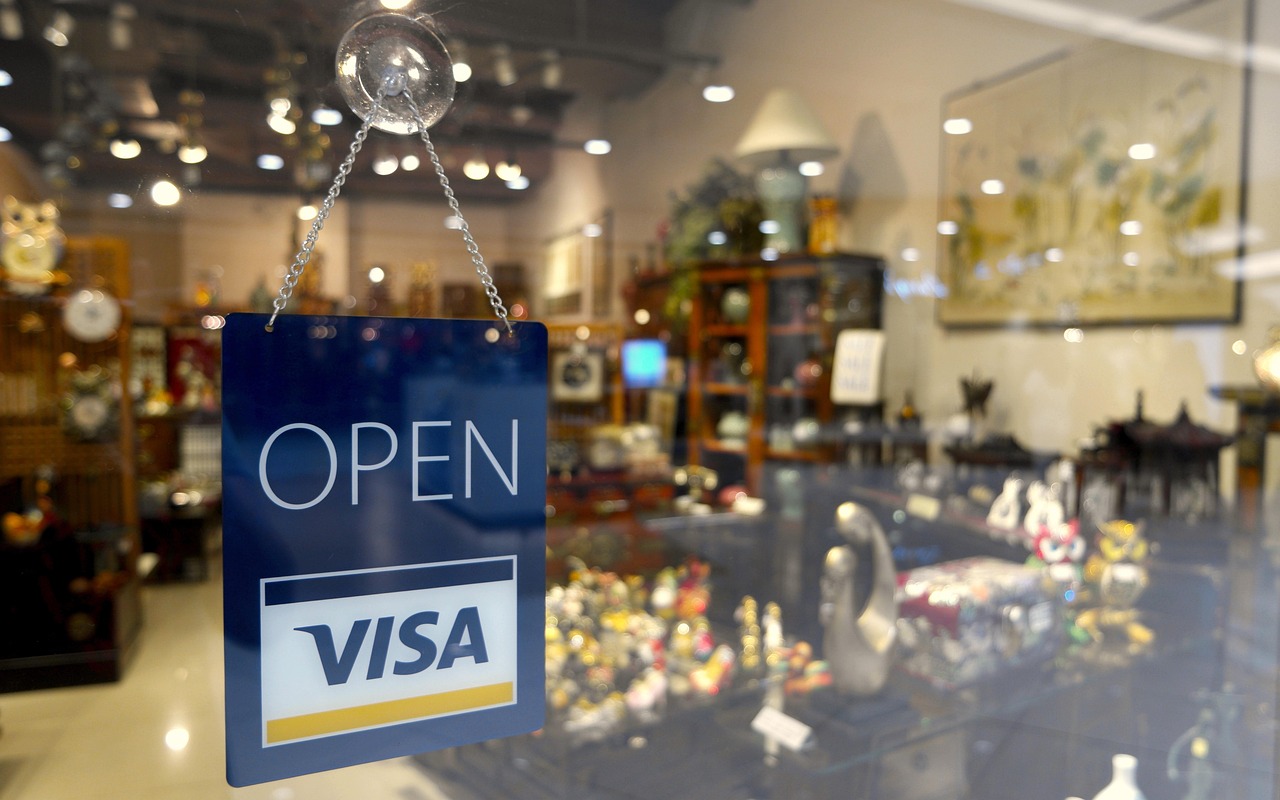Photo of business open sign