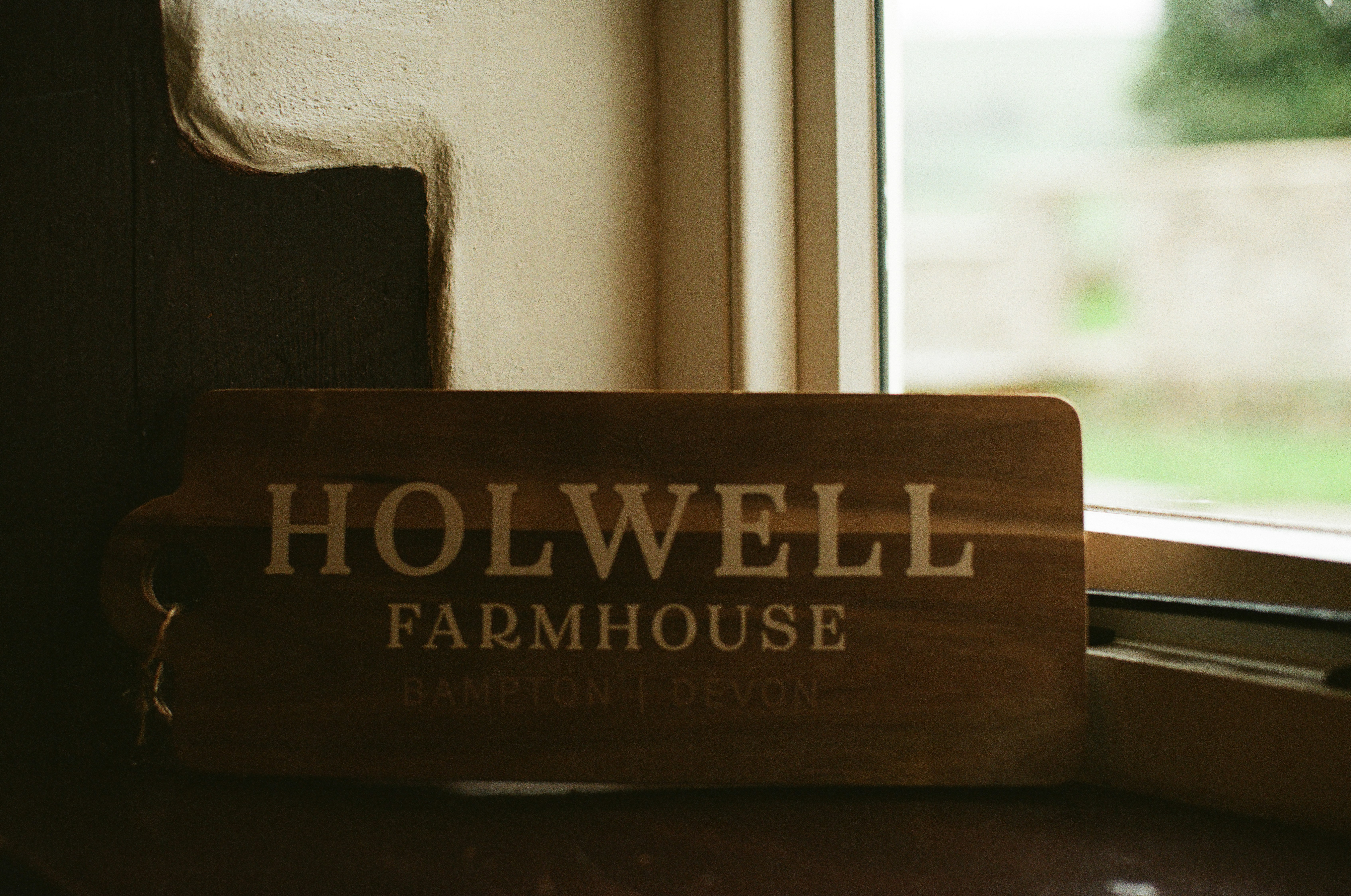 Engraved Wood Sign