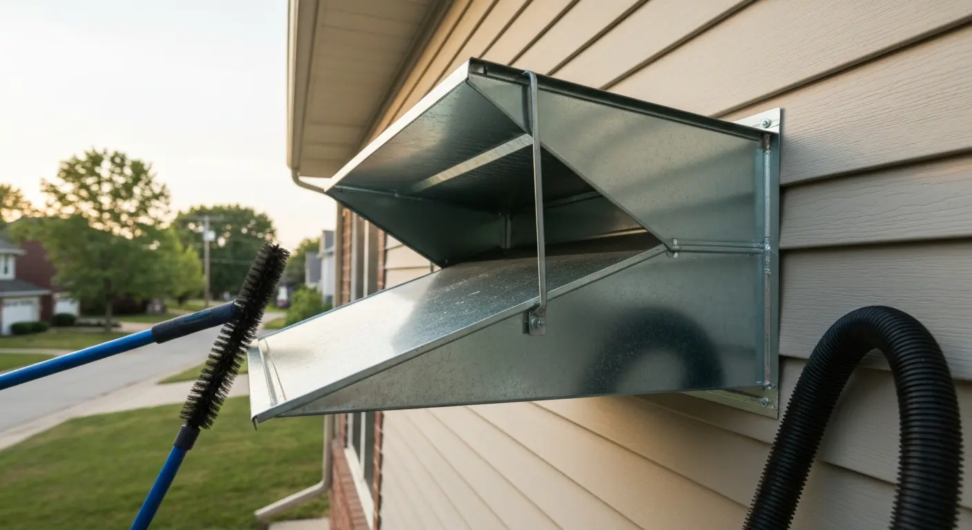 Dryer vent cleaning