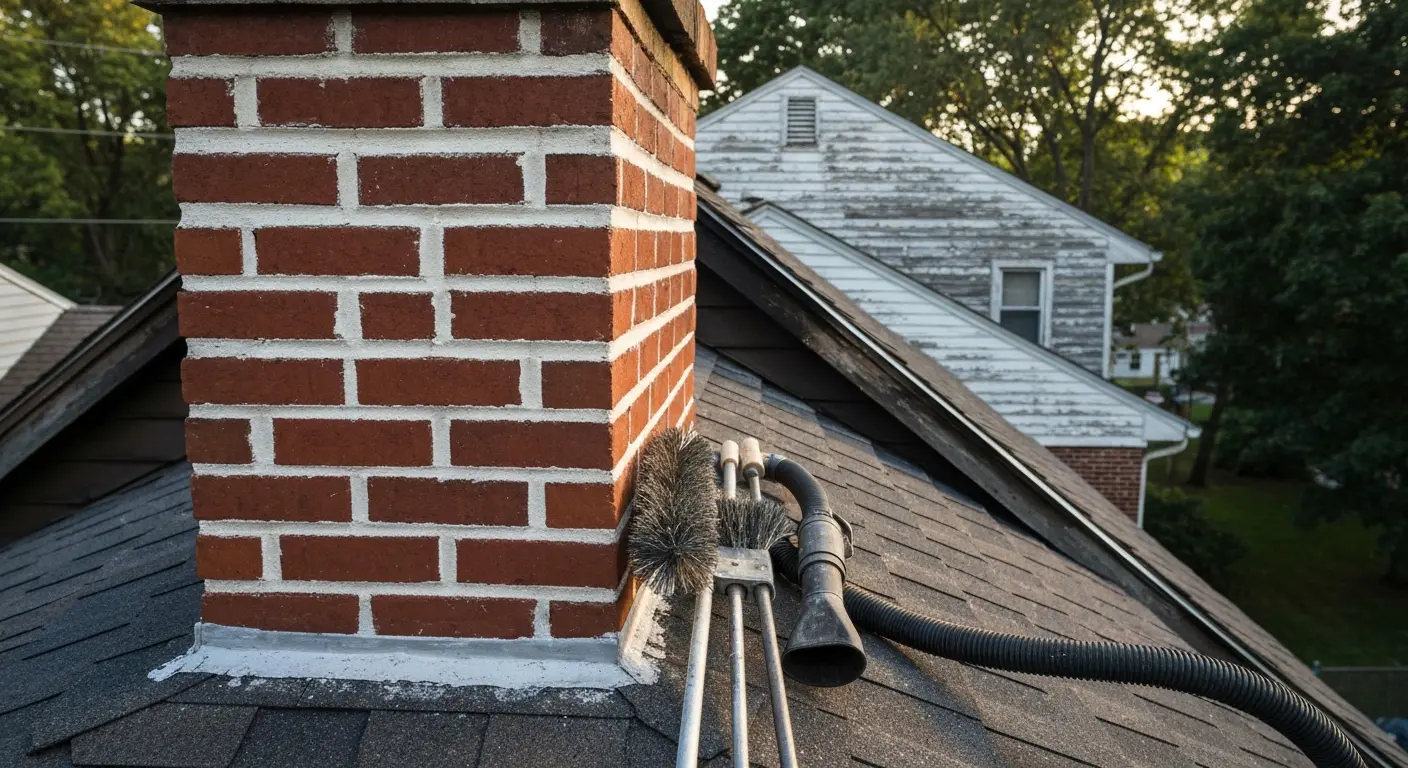 Chimney cleaning service in Green Brook