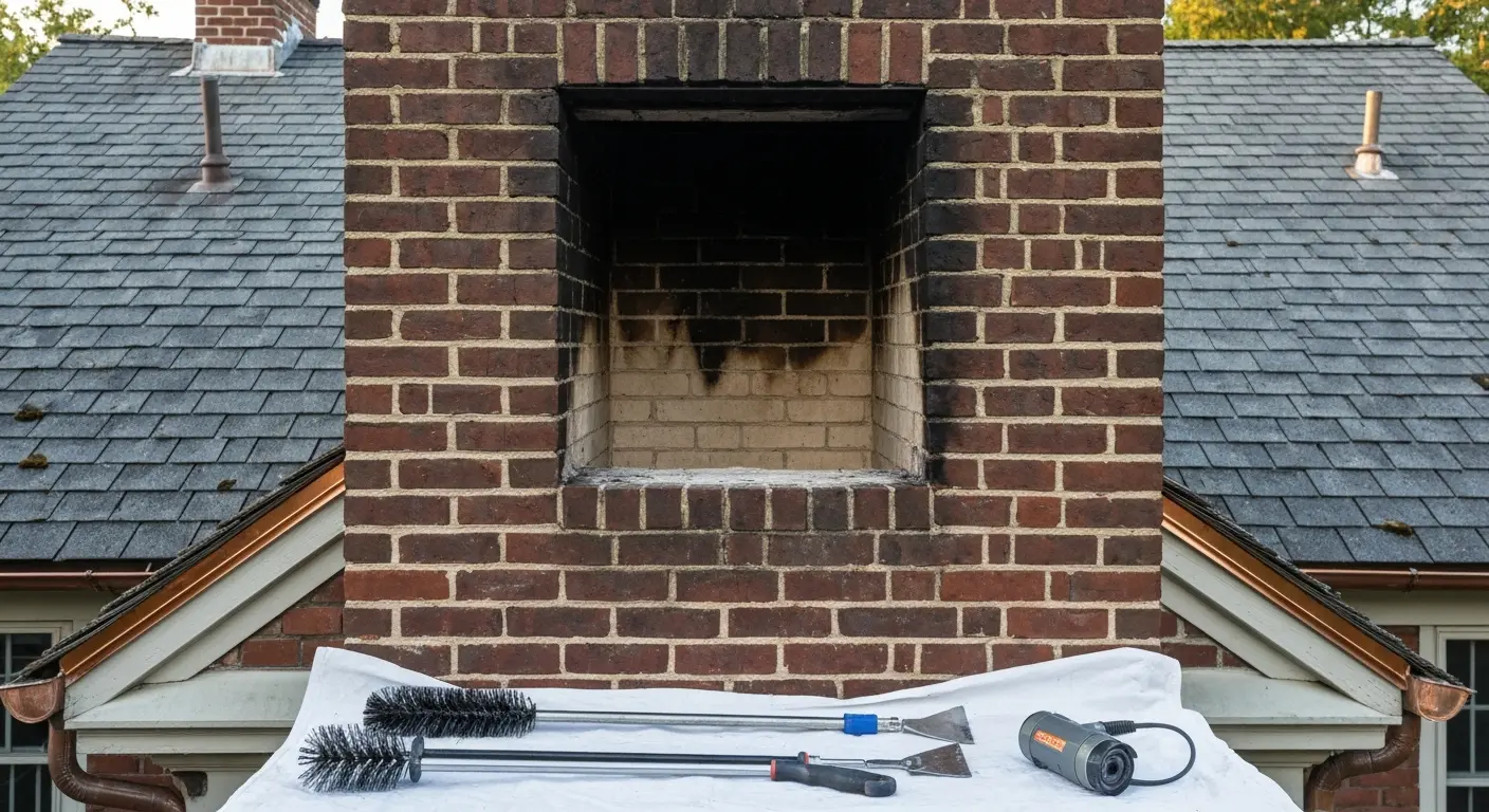 Chimney cleaning service