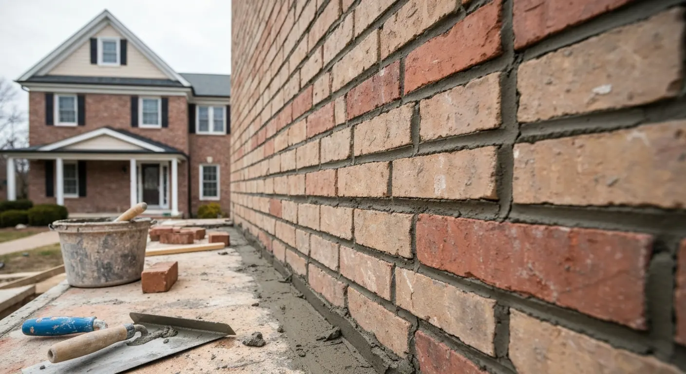 Masonry repointing work