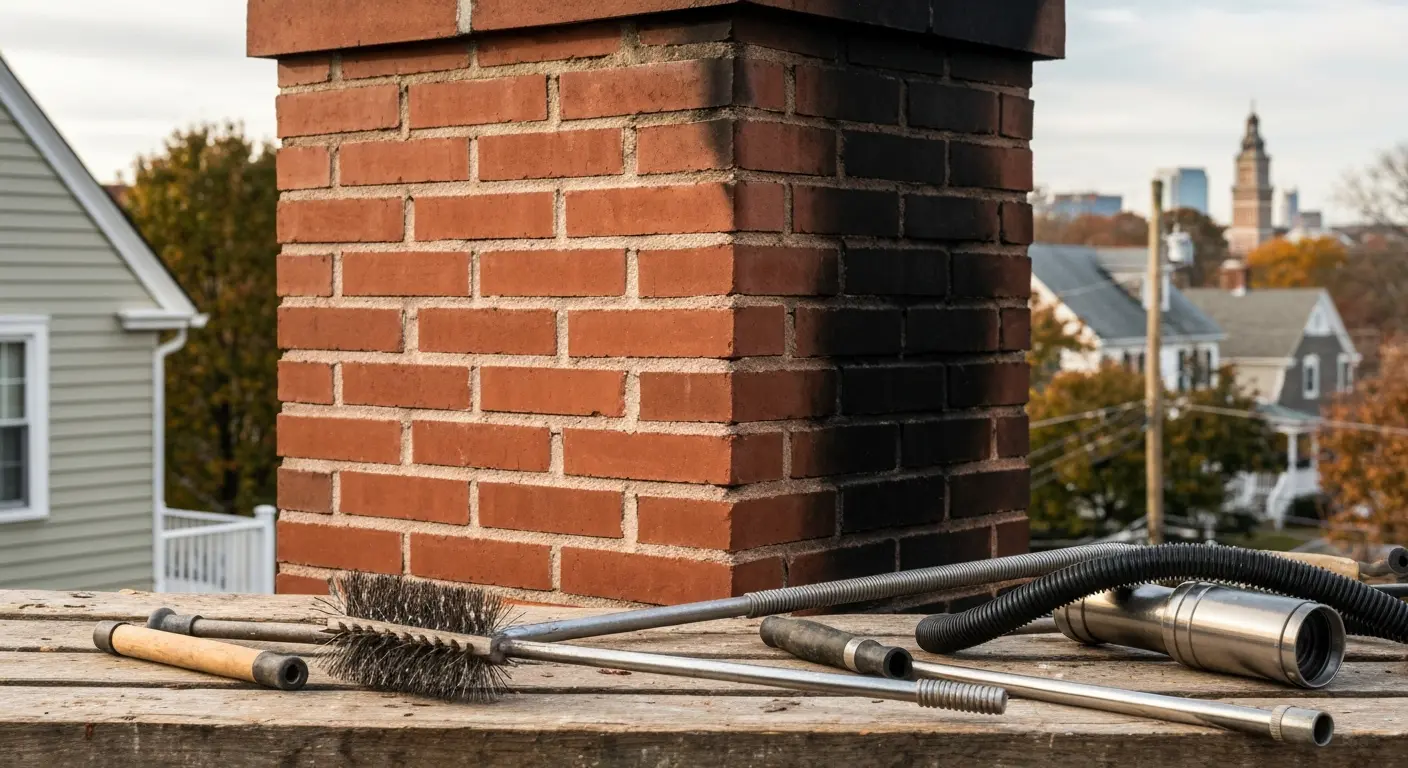 Chimney sweep cleaning service in Morristown