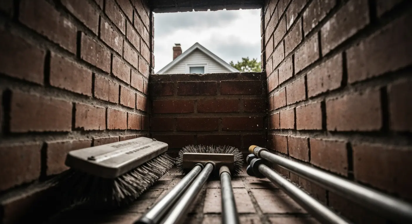 Chimney cleaning service