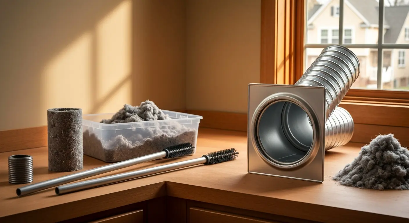 Dryer vent cleaning