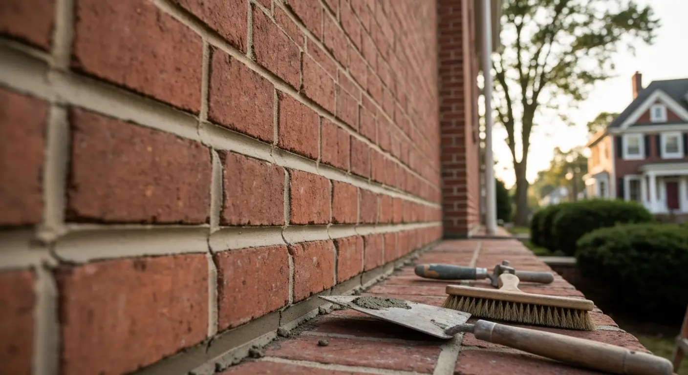 Masonry repair work