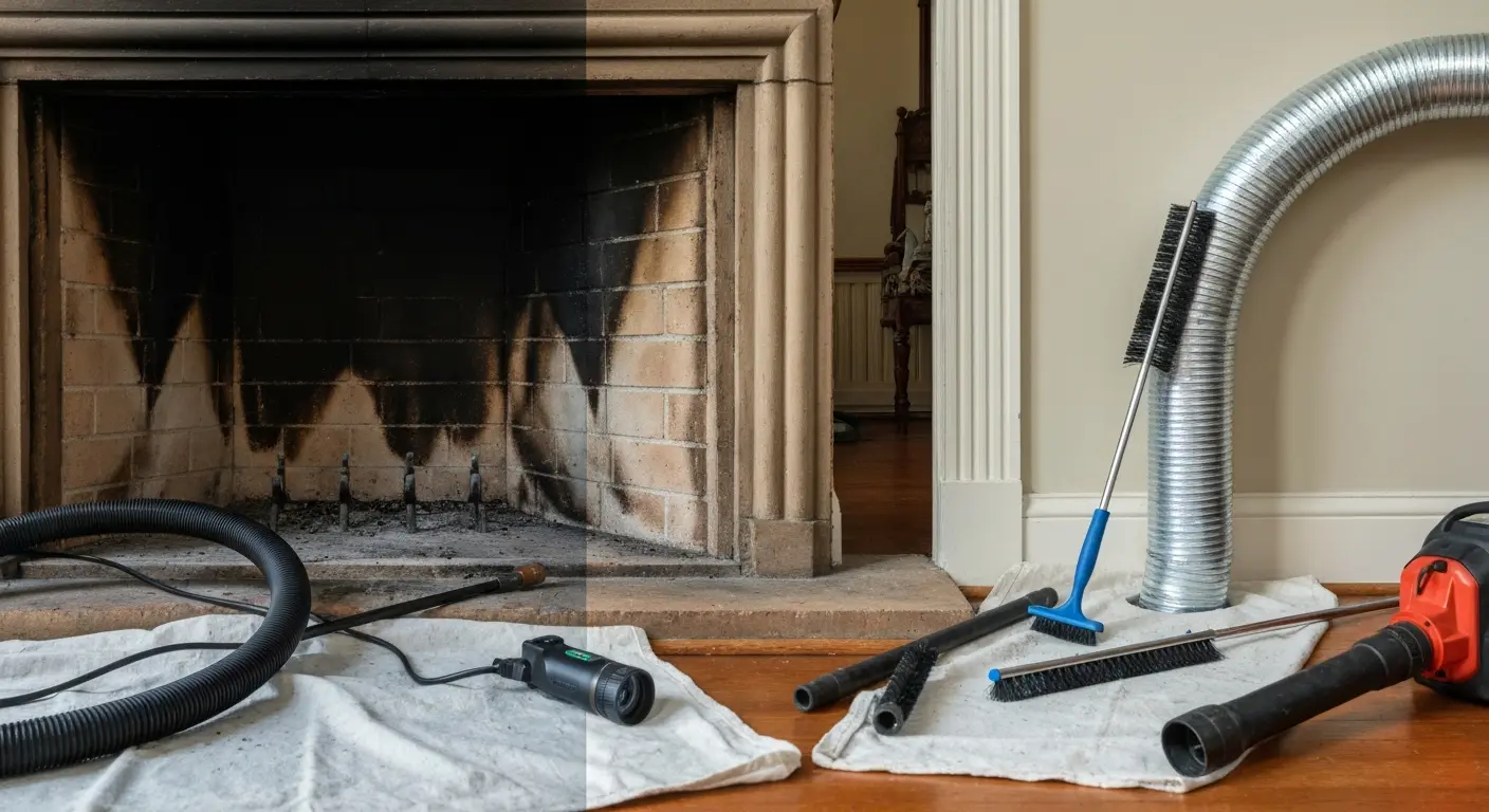 Fireplace cleaning