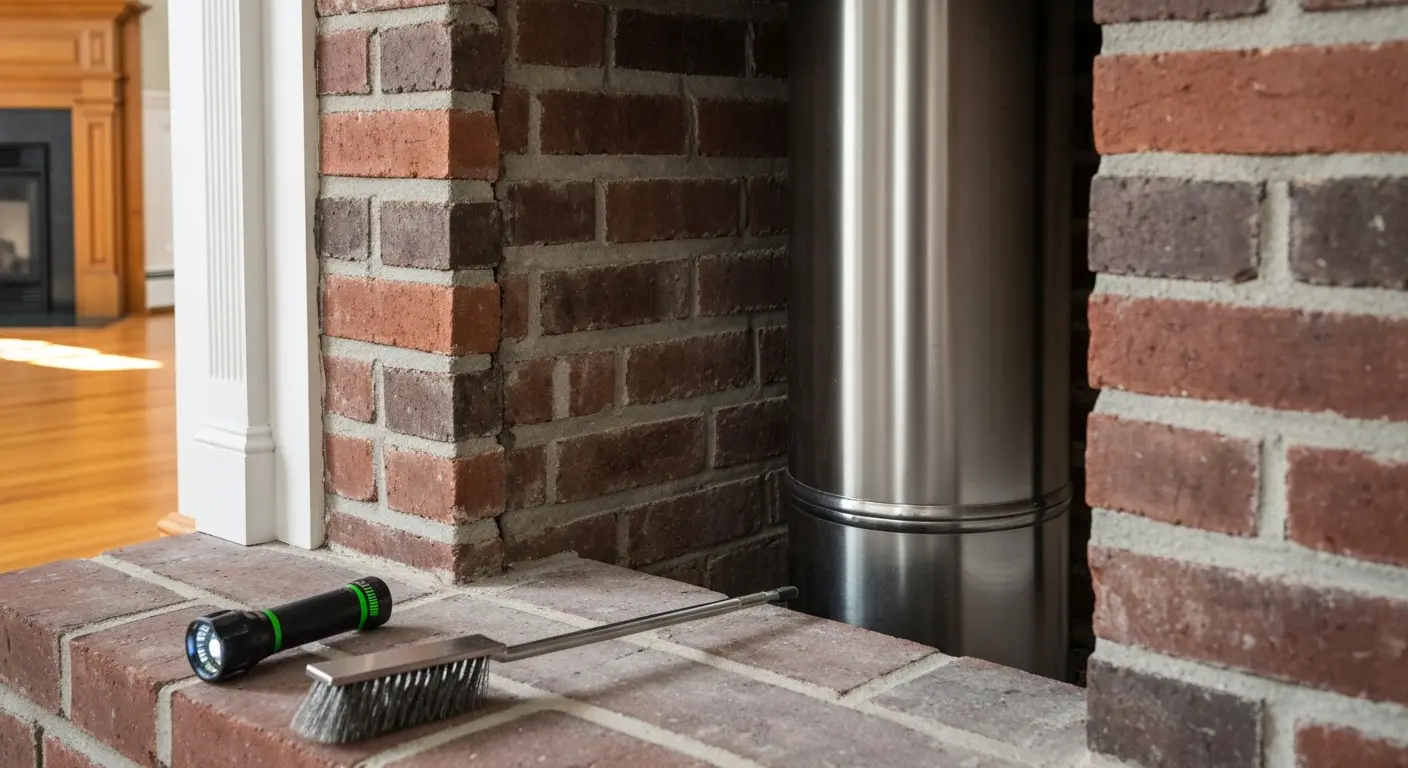 Stainless steel chimney liner installation