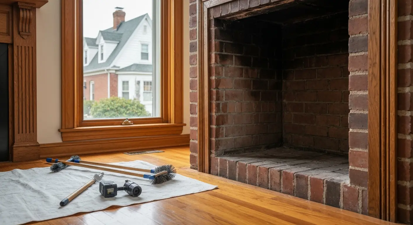 Chimney cleaning service