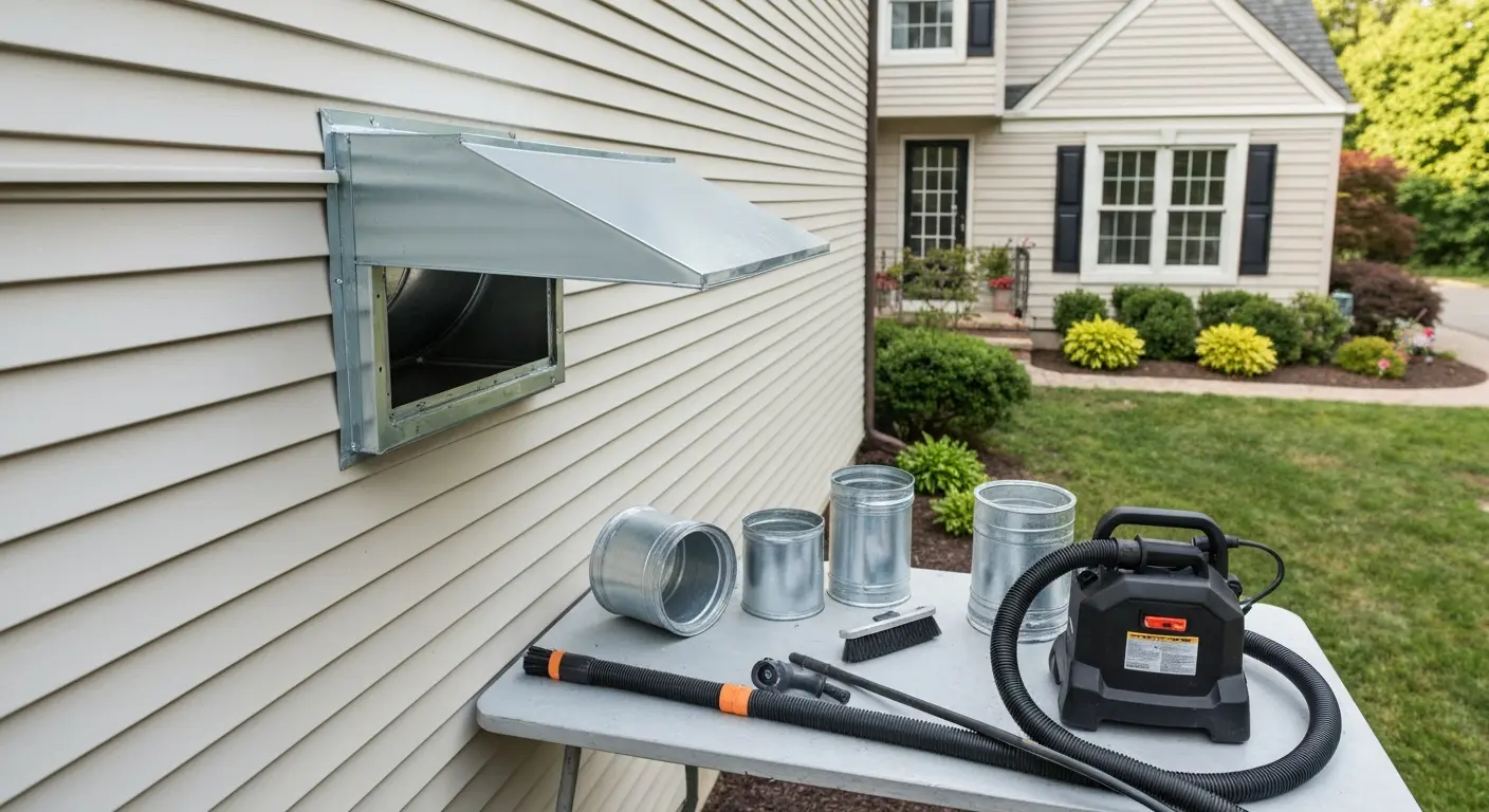 Dryer vent cleaning
