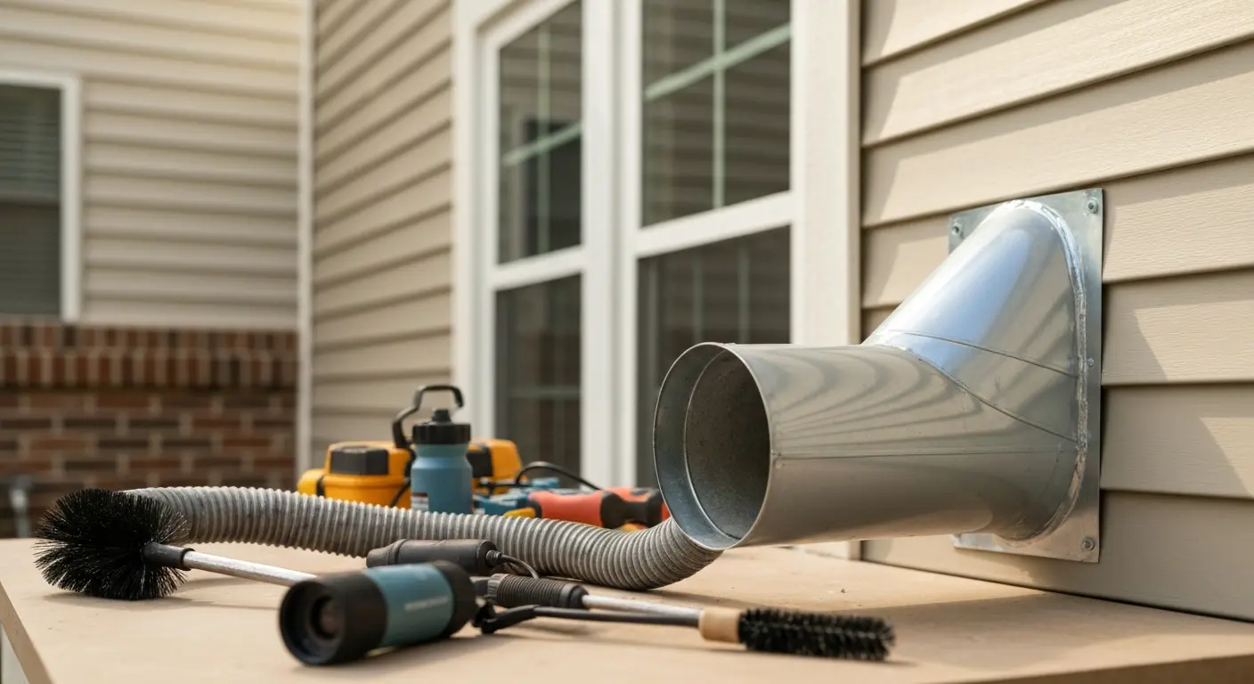 Dryer vent cleaning