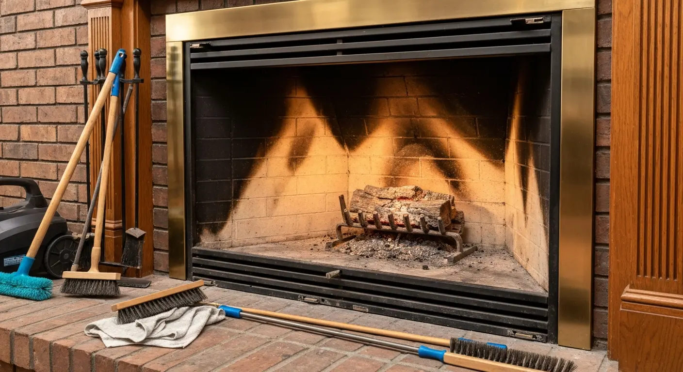 Fireplace cleaning