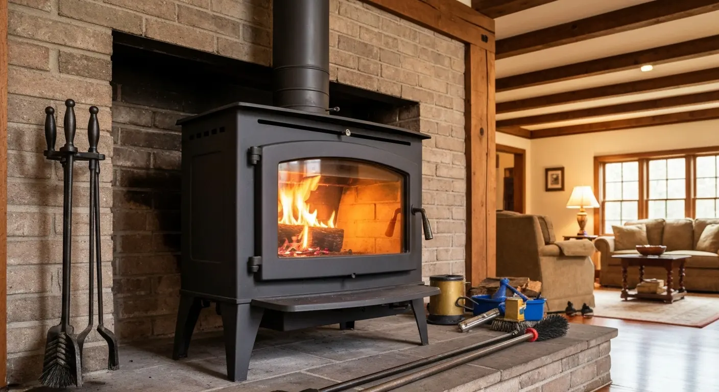 Fireplace and wood stove cleaning