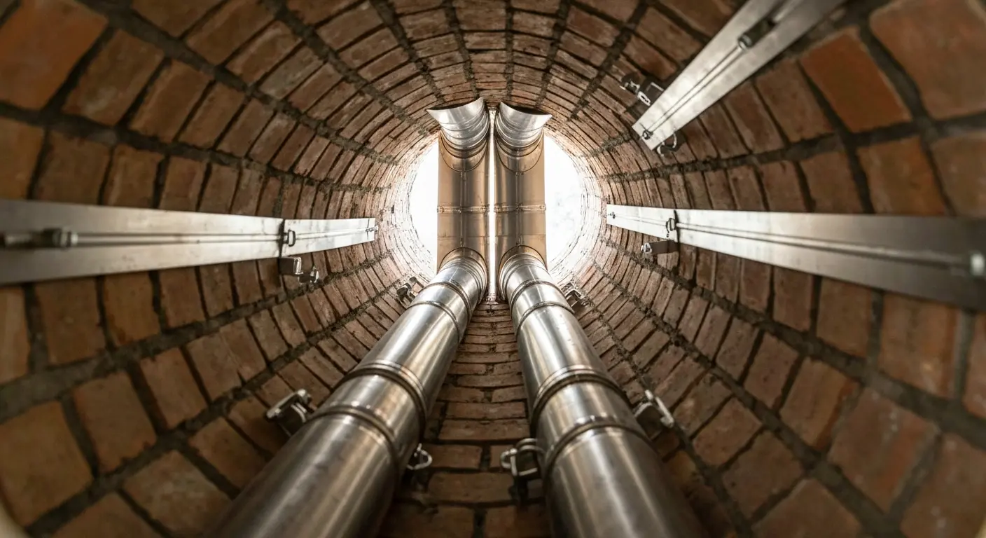 Chimney liner installation