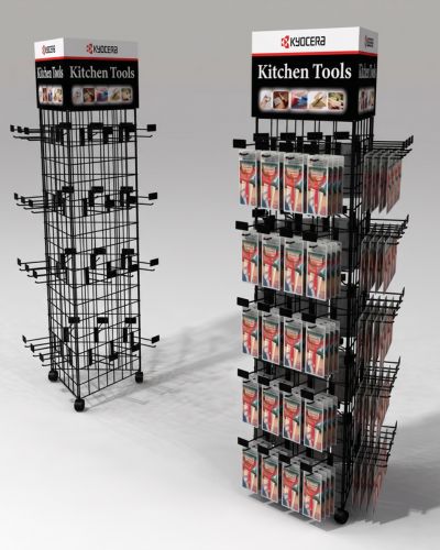 Display fixtures on the CWI production line