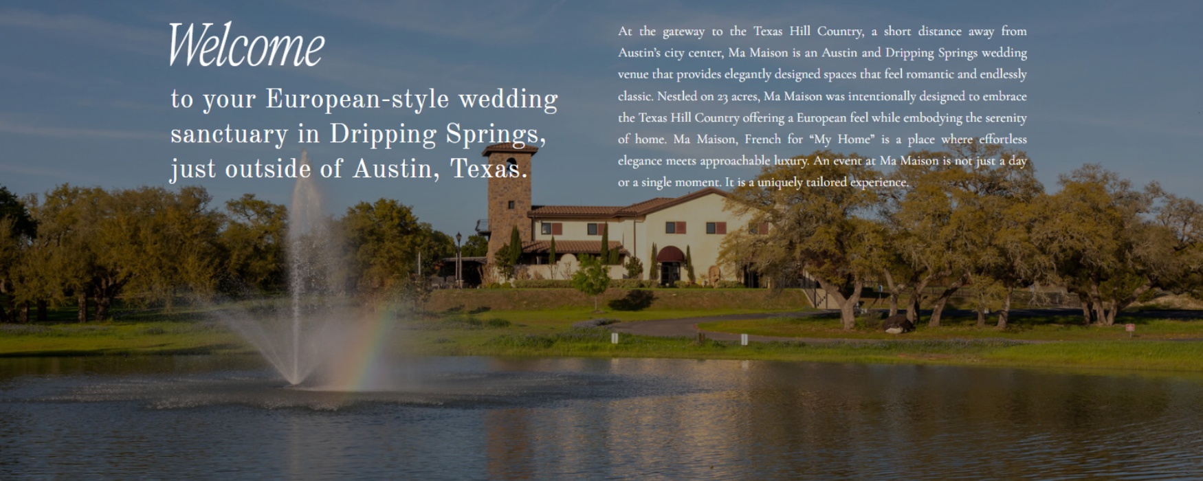 Ma Maison Wedding Venue