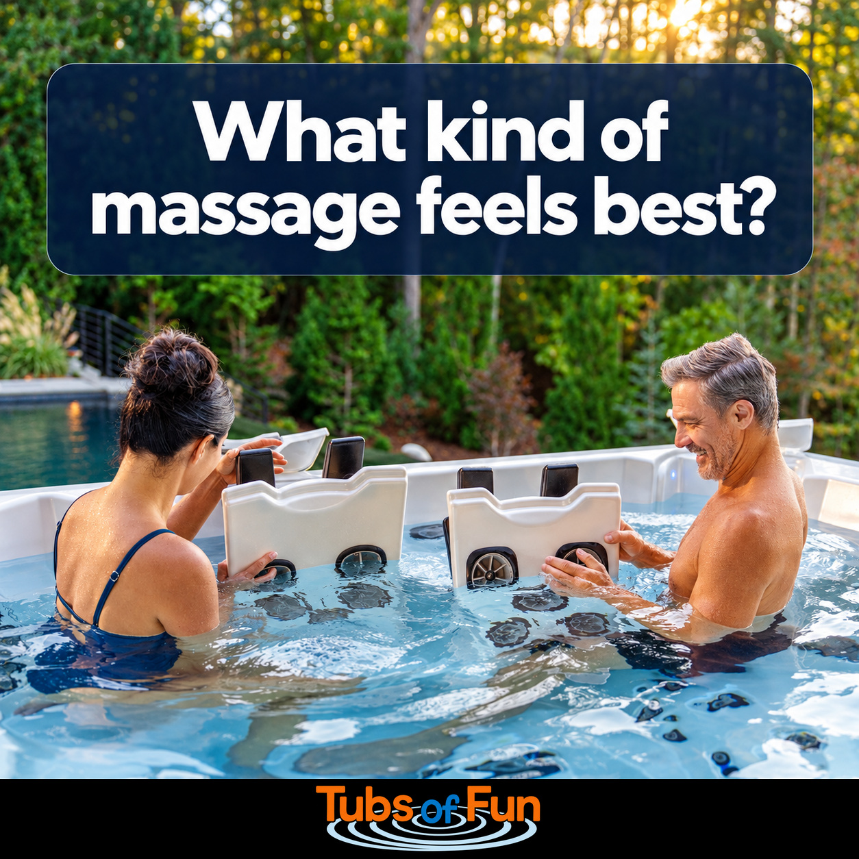 Bullfrog Spas JetPak massage seating in a hot tub Bullfrog Spas JetPak massage seating in a hot tub
