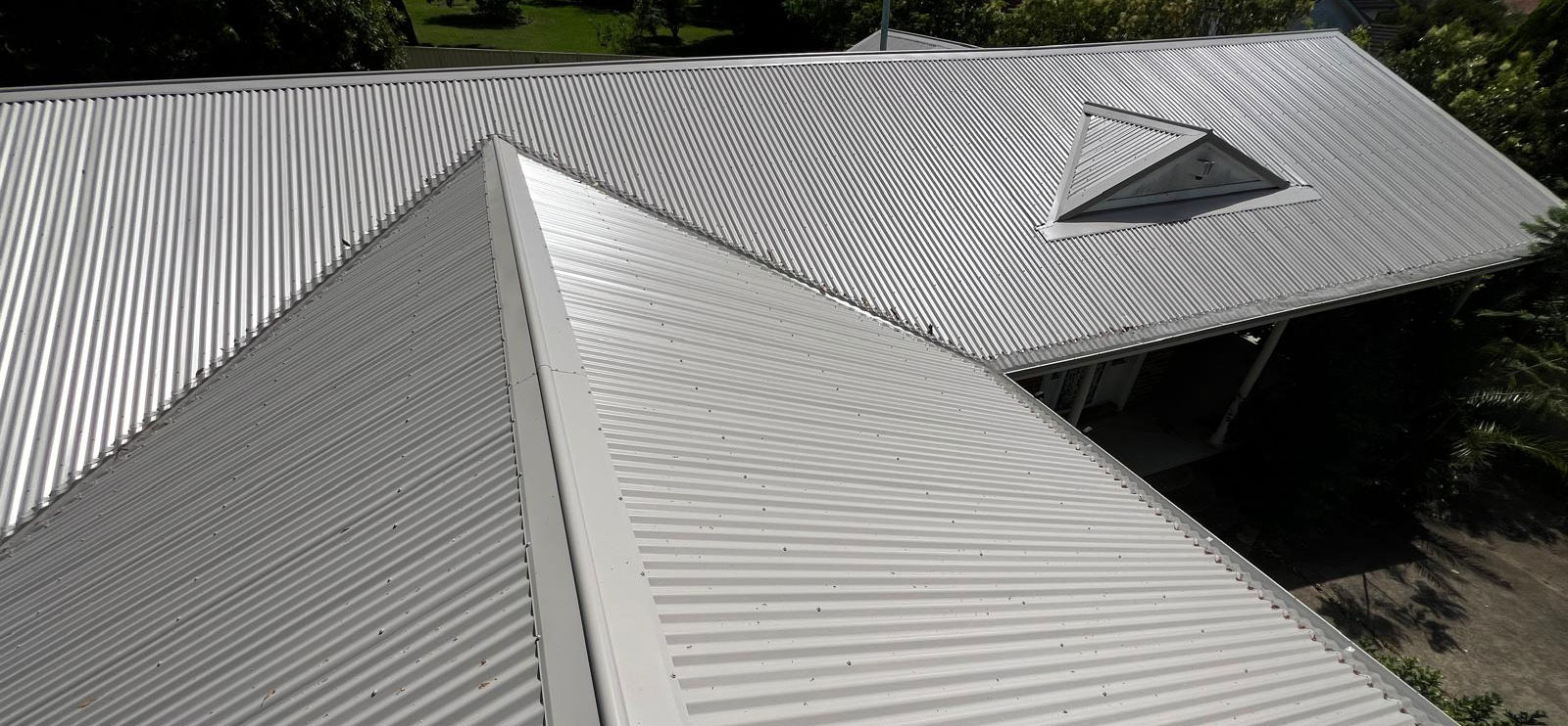 Residential roof installation project