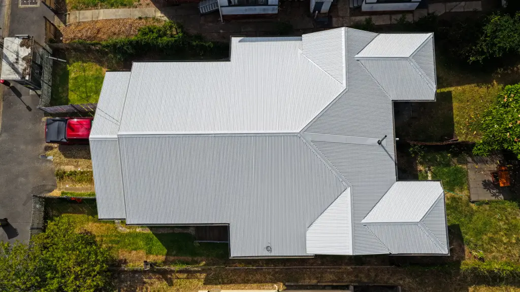 Professional roofing work