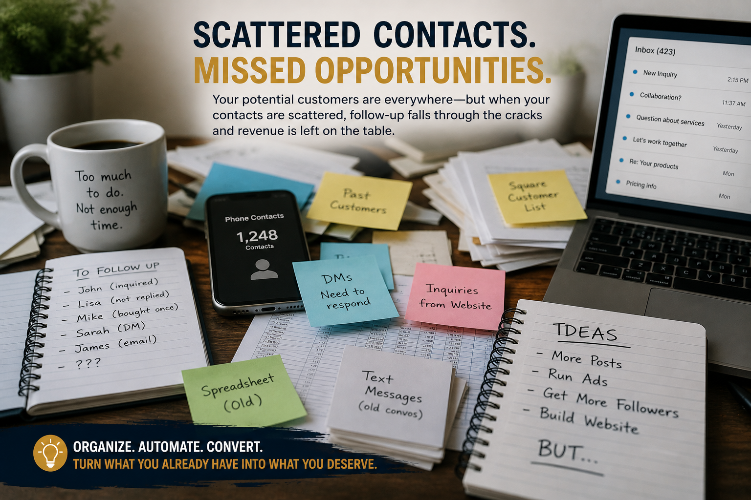 Scattered Customer Contacts