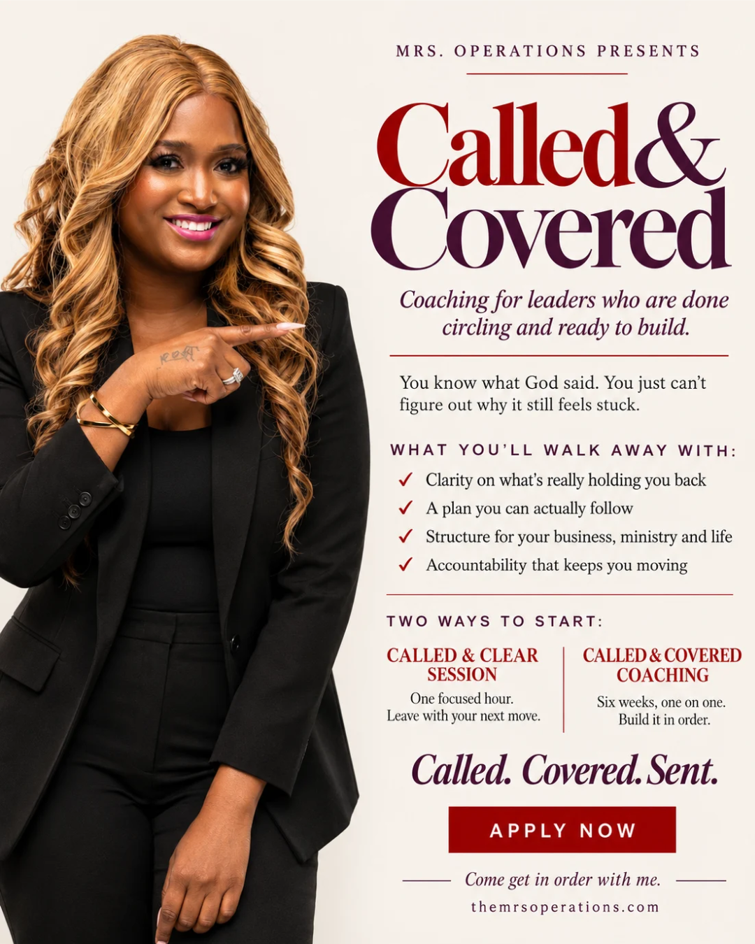 Called and Covered Coaching