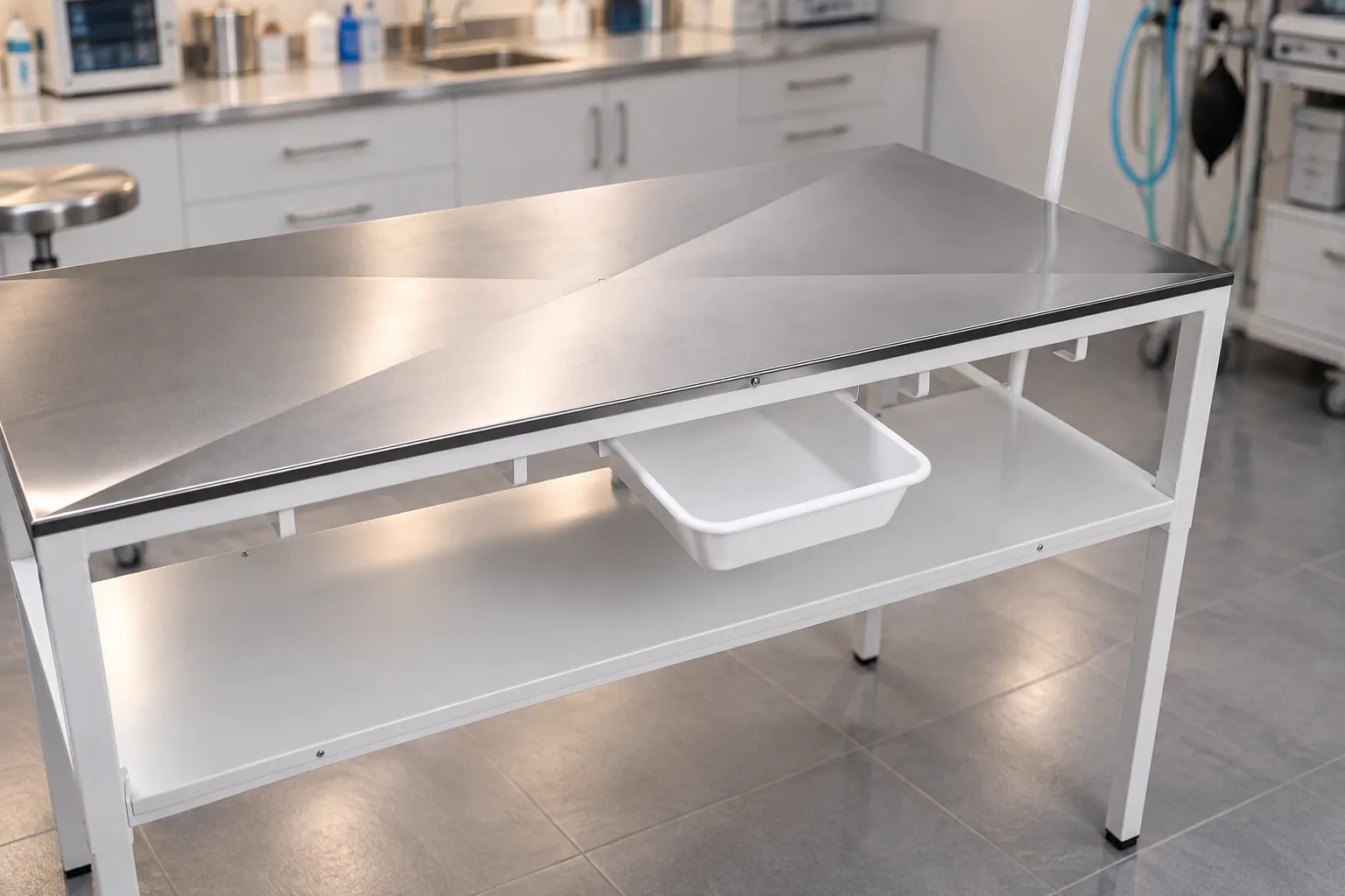 Mesa de cirugía veterinaria