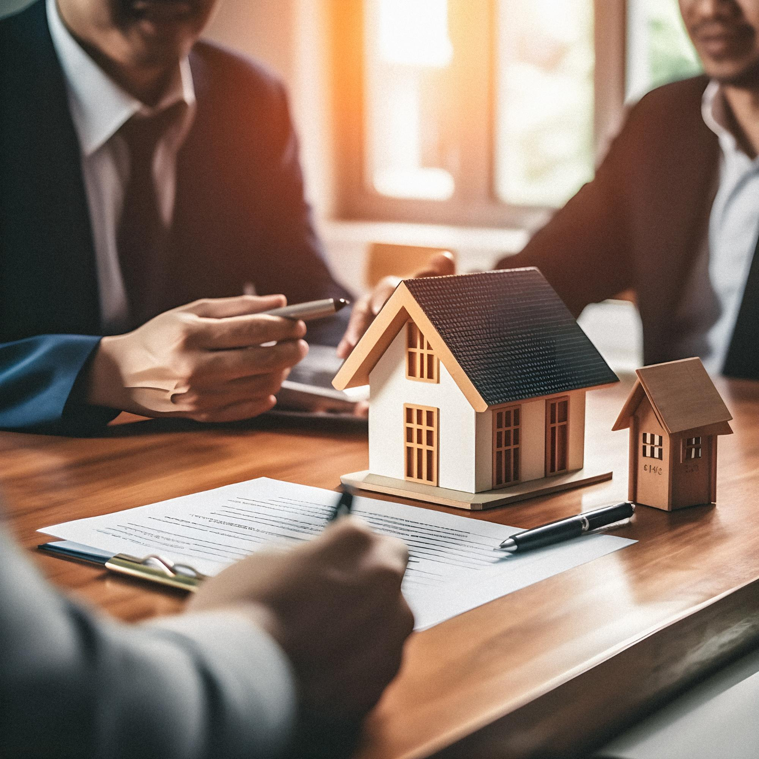 Realtors and Architects joyfully talking about how they used our CRM and converted leads in to buying customers