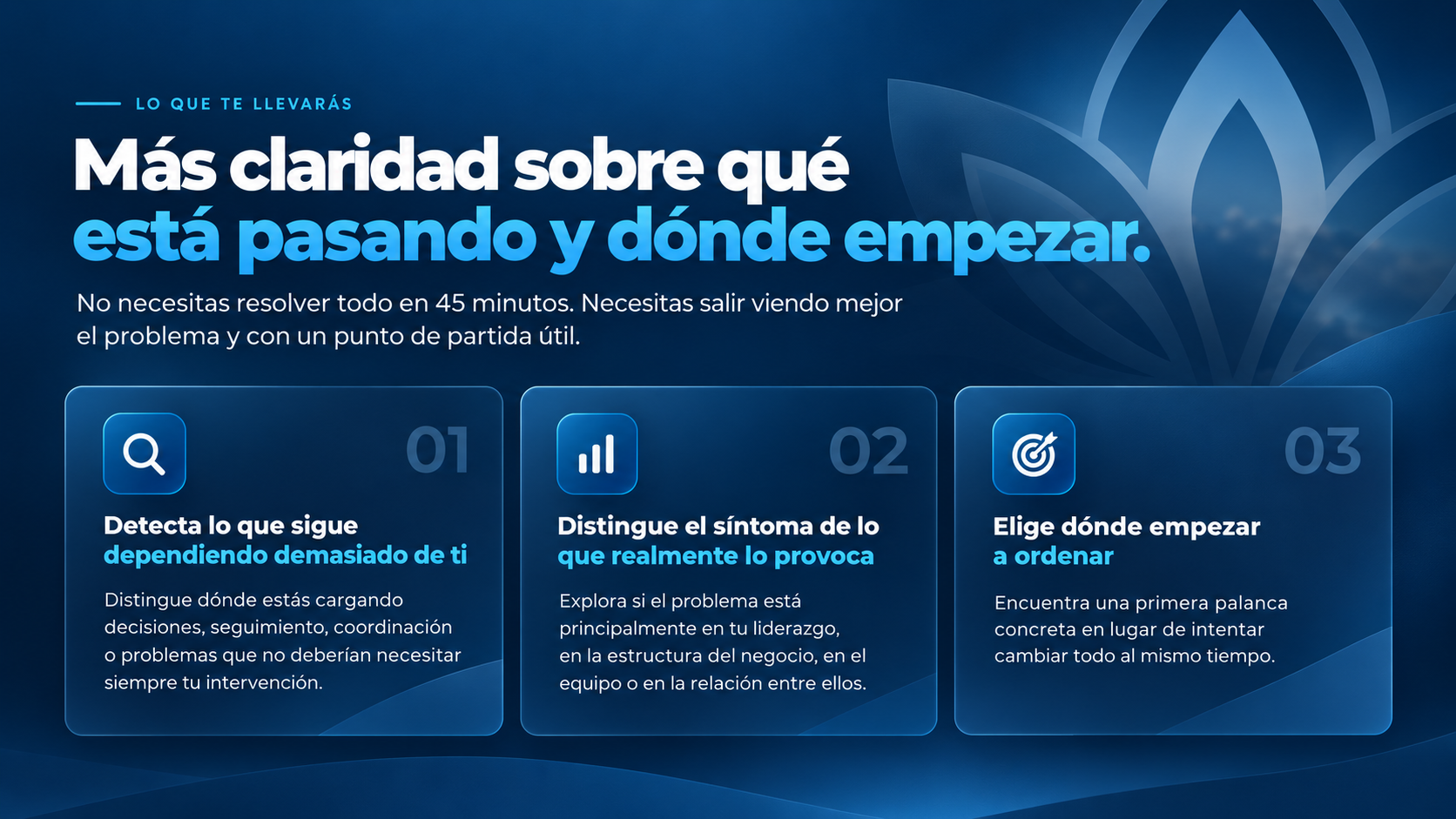 Más claridad sobre qué está pasando y dónde empezar