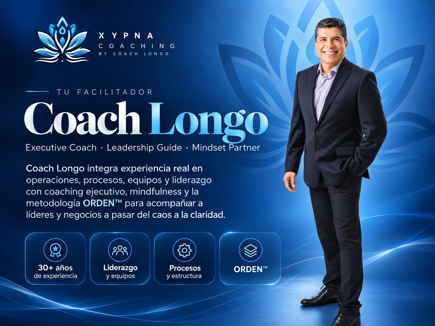 Coach Longo, facilitador del webinar