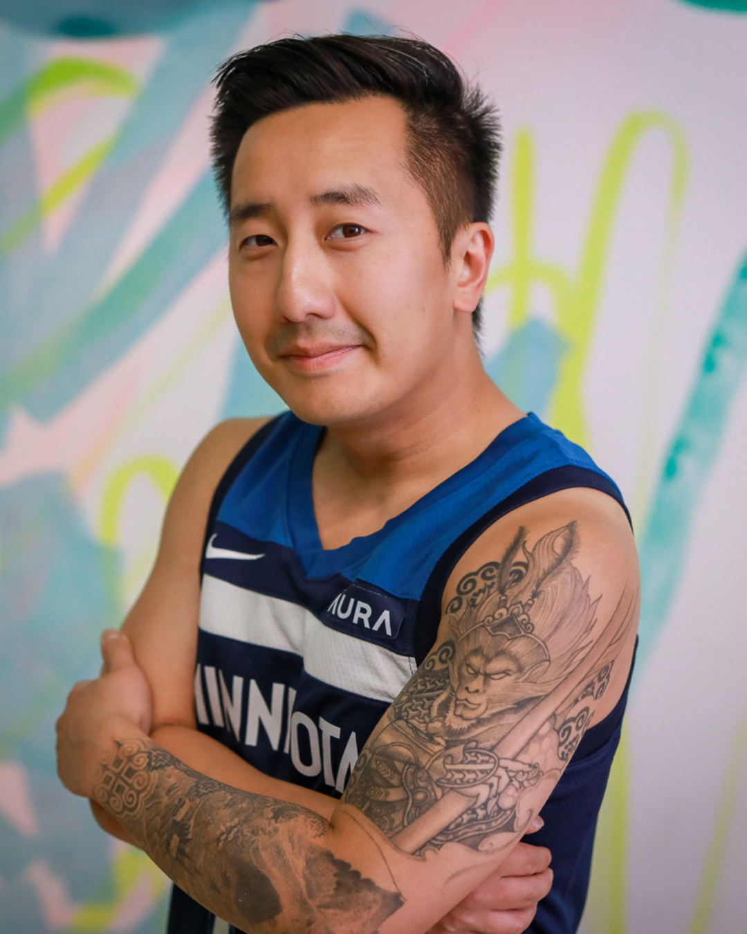 Creative professional headshot