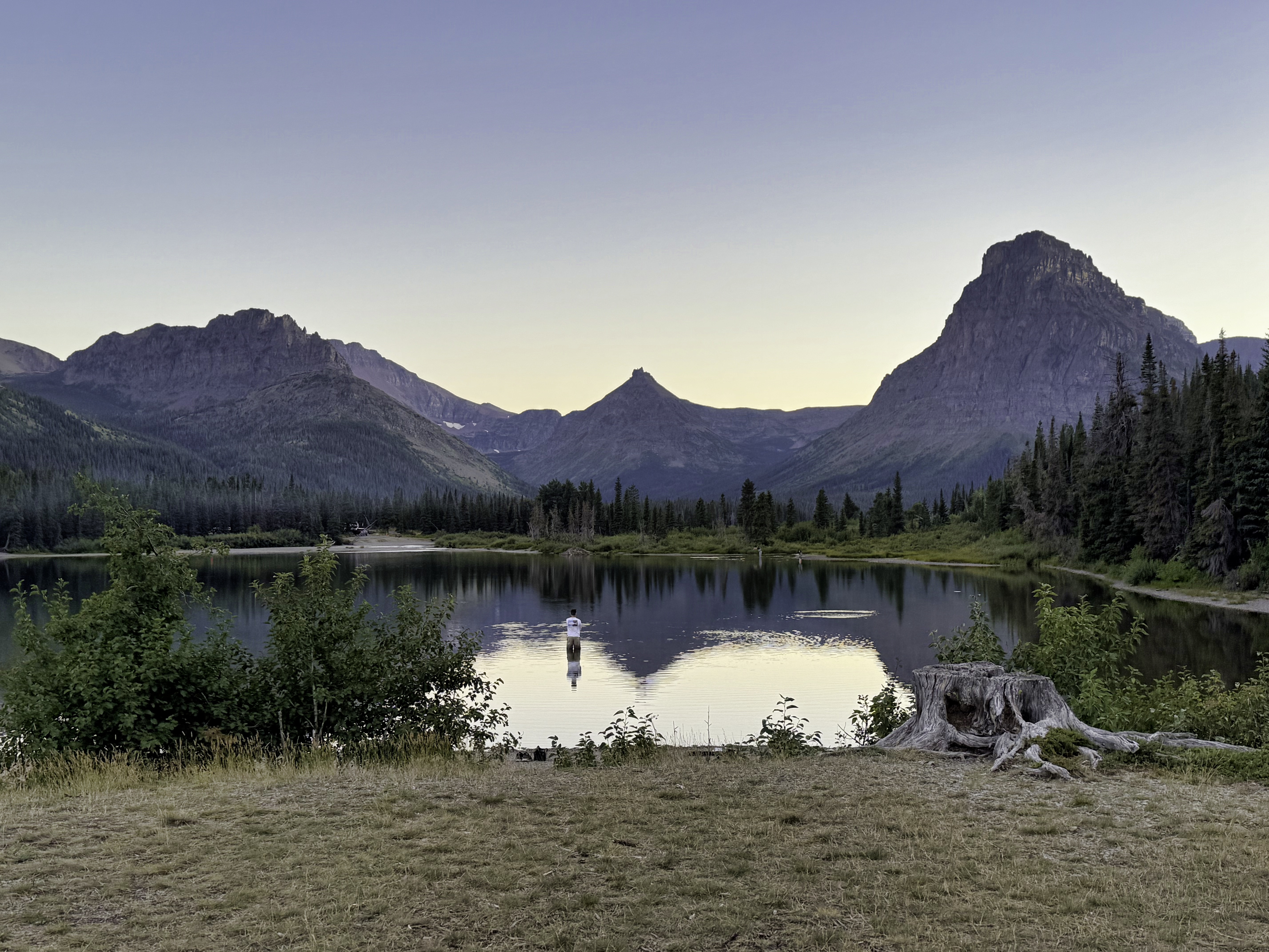 Glacier hiking trail