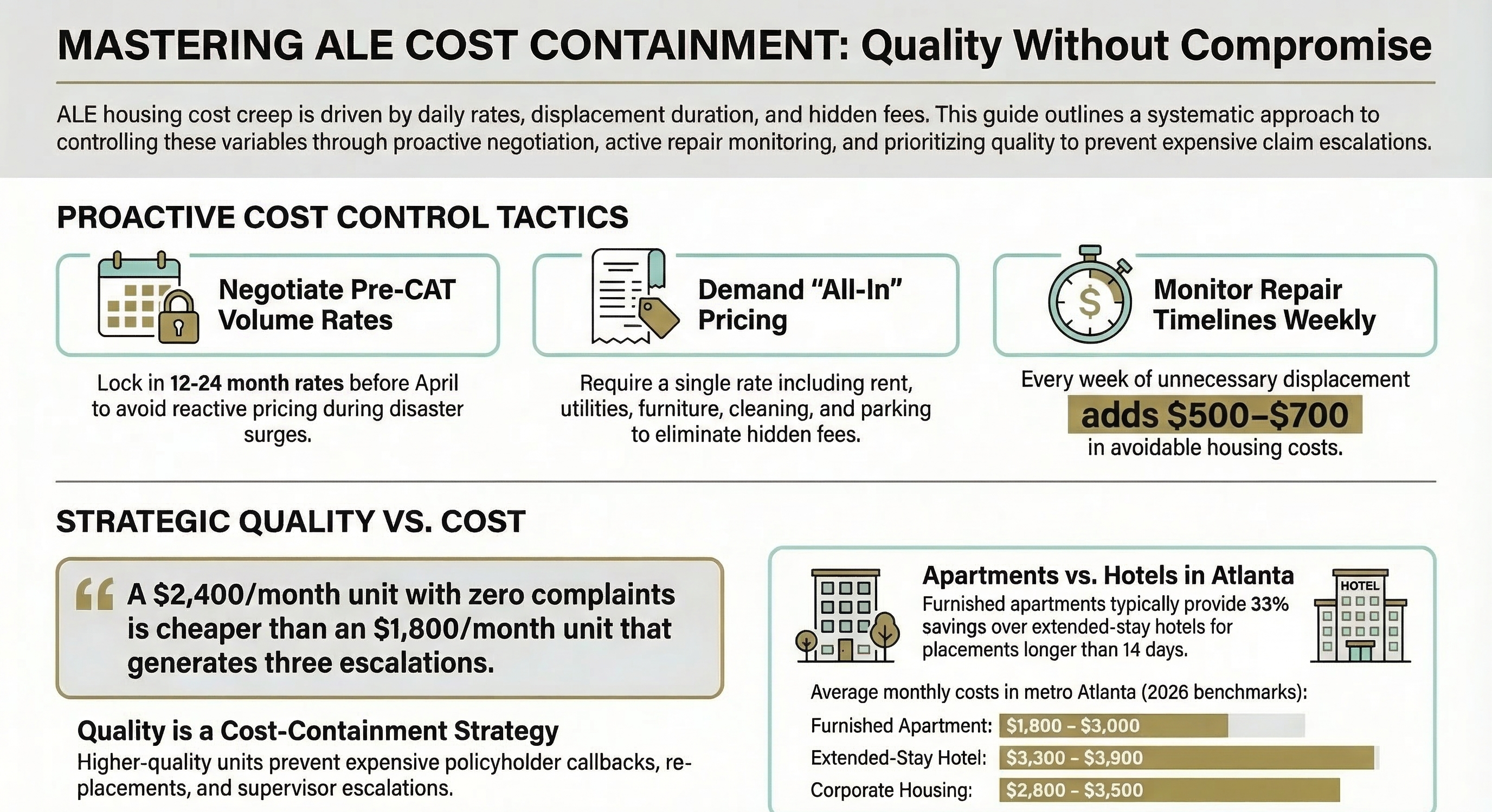 Cost Containment Strategies Without Sacrificing Quality