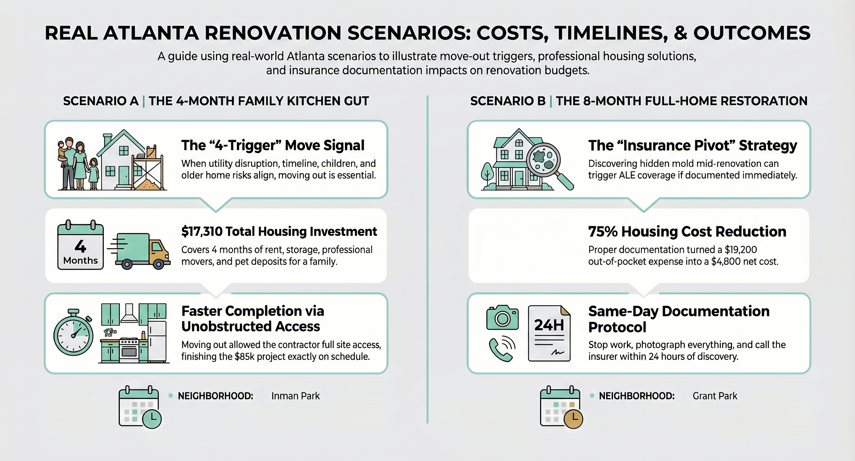 Real Atlanta Renovation Housing Scenarios