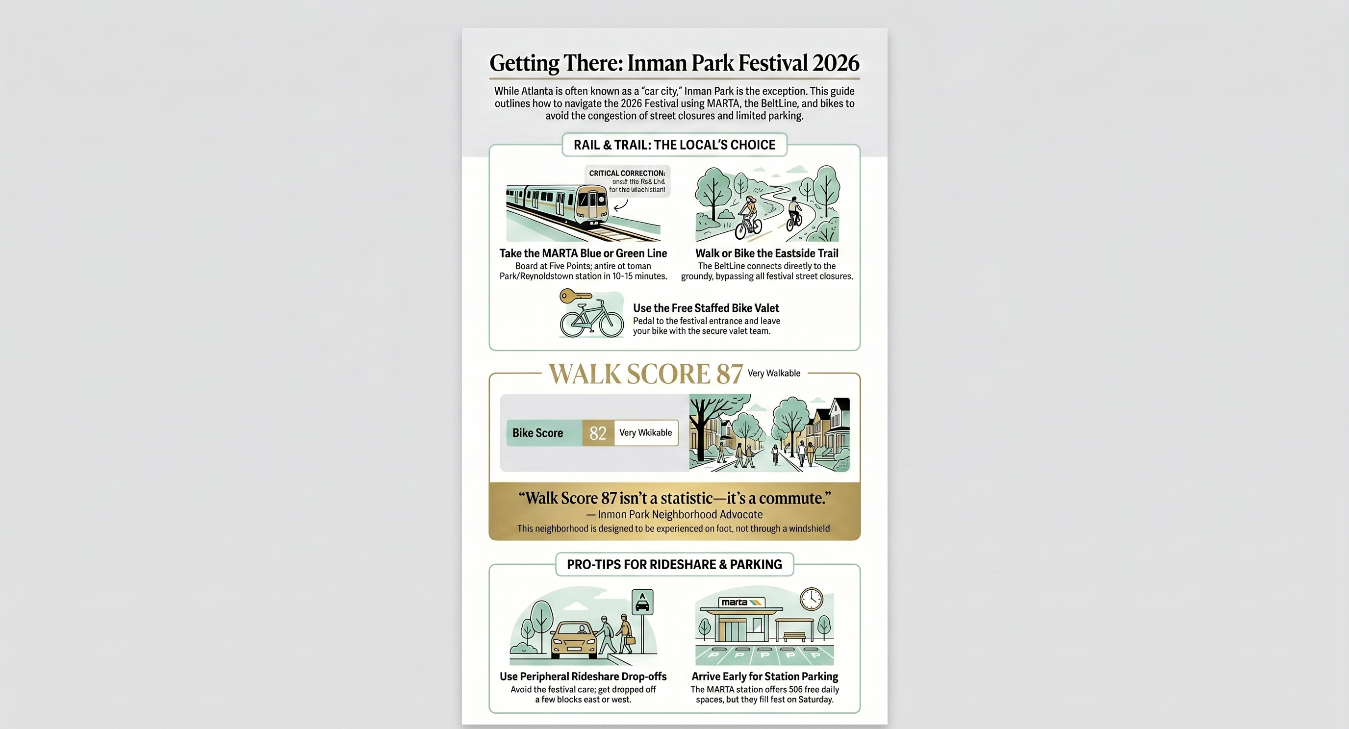 Getting There: MARTA, BeltLine, Parking & Rideshare
