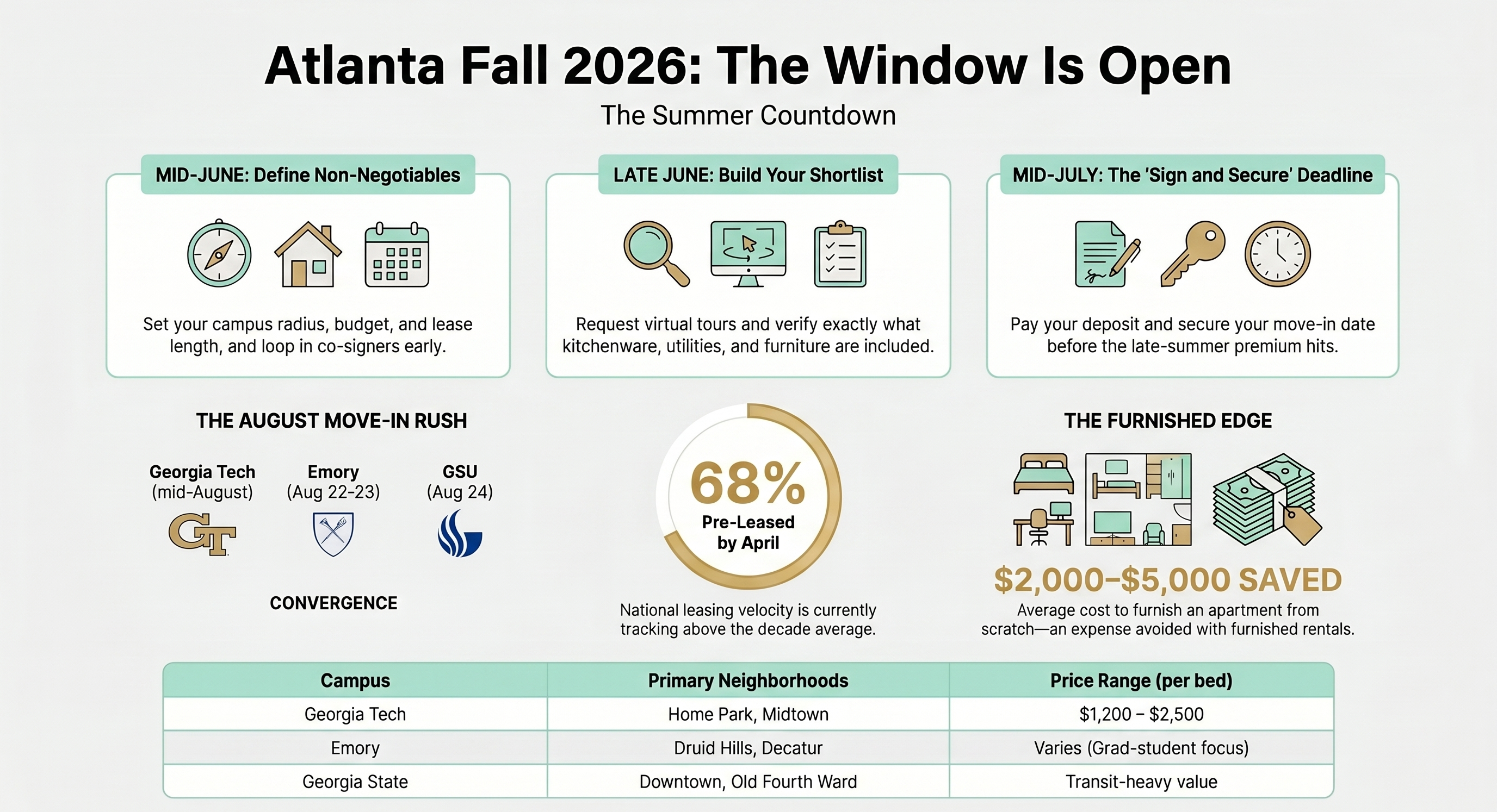 Atlanta Fall 2026: The Window Is Open
