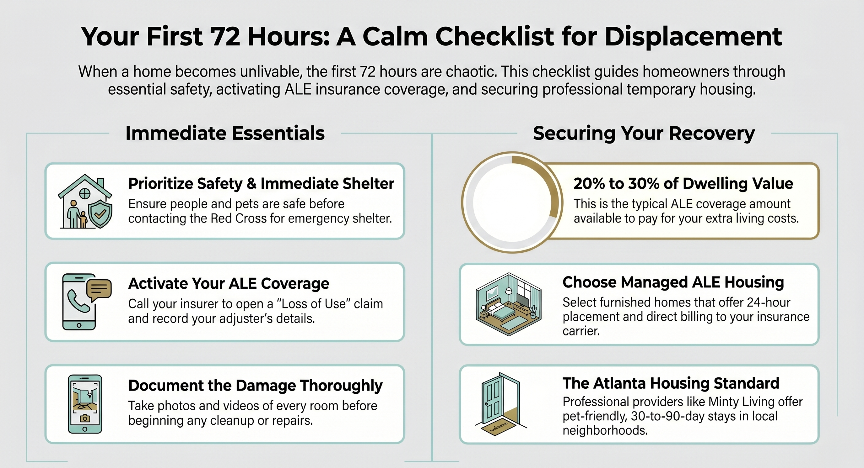 Your First 72 Hours: A Calm Checklist When Everything Feels Urgent