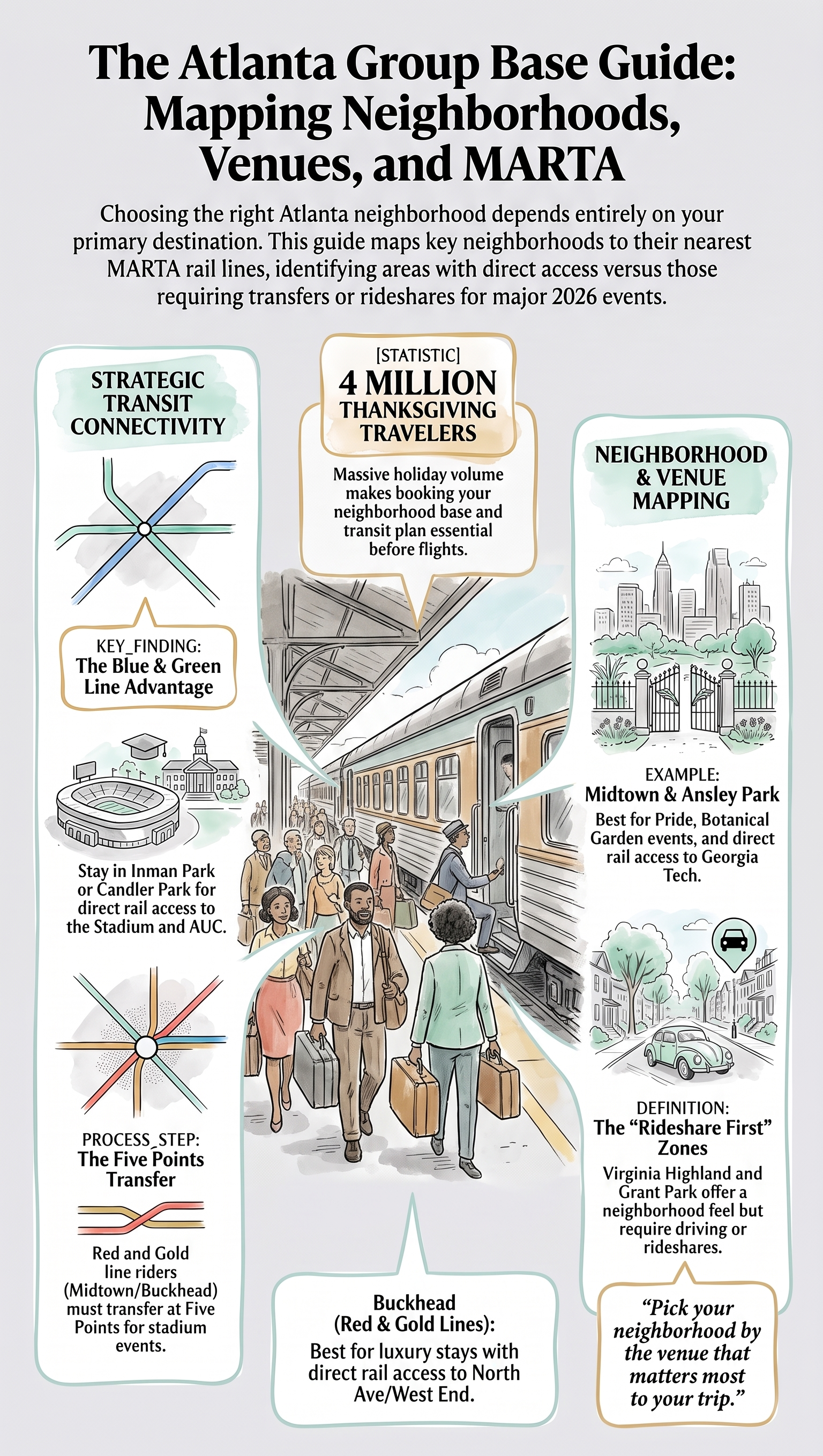 Where to Base Your Group: Neighborhoods, Venues, and MARTA