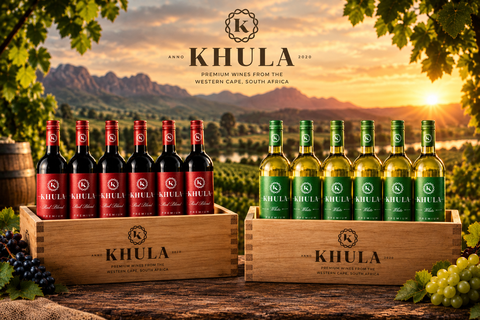 Order 2 cases of Khula Wine