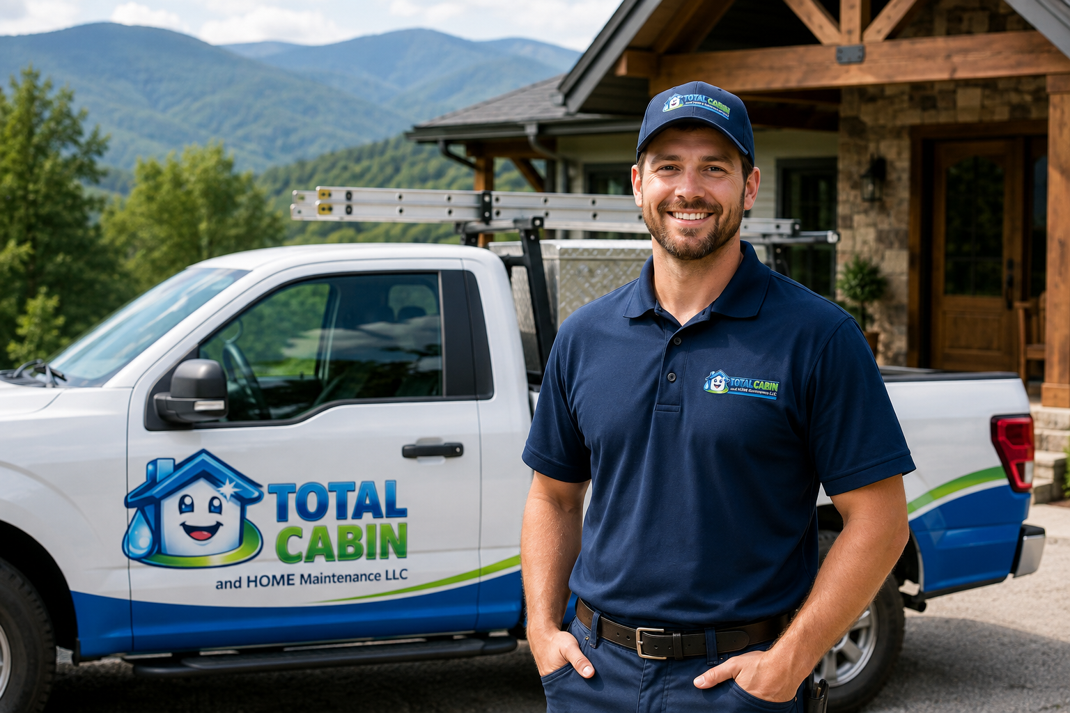 Owner of Total Cabin and Home Maintenance serving Smoky Mountain homeowners