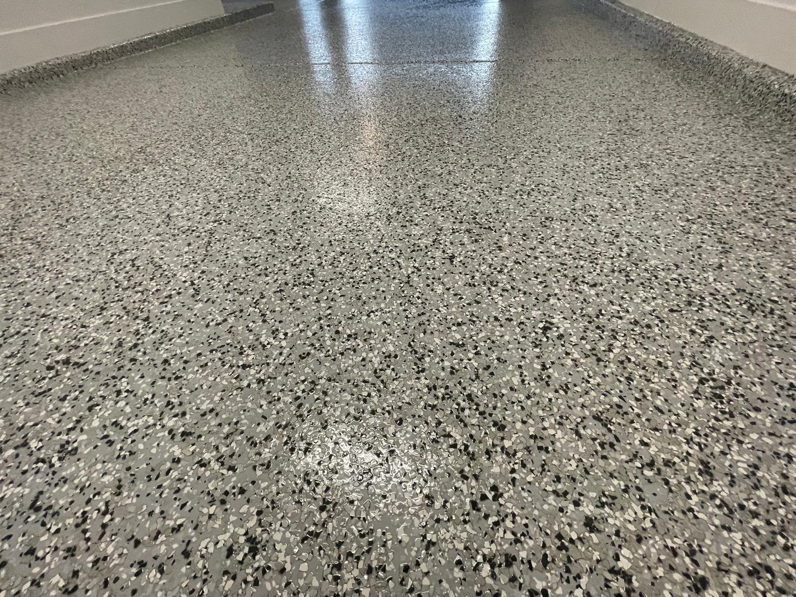 Garage Floor Flake Epoxy System by JALD Painting