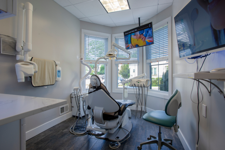 Treatment room at Montclair Dental Spa