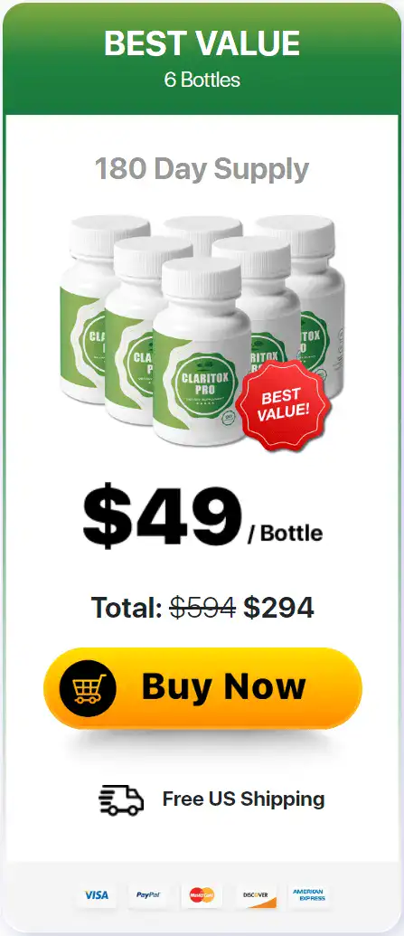 buy claritox pro 6 bottles