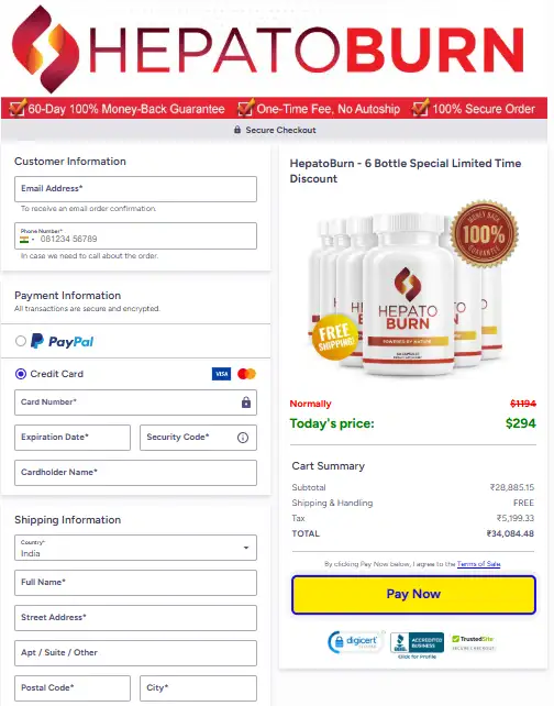 hepato burn order form
