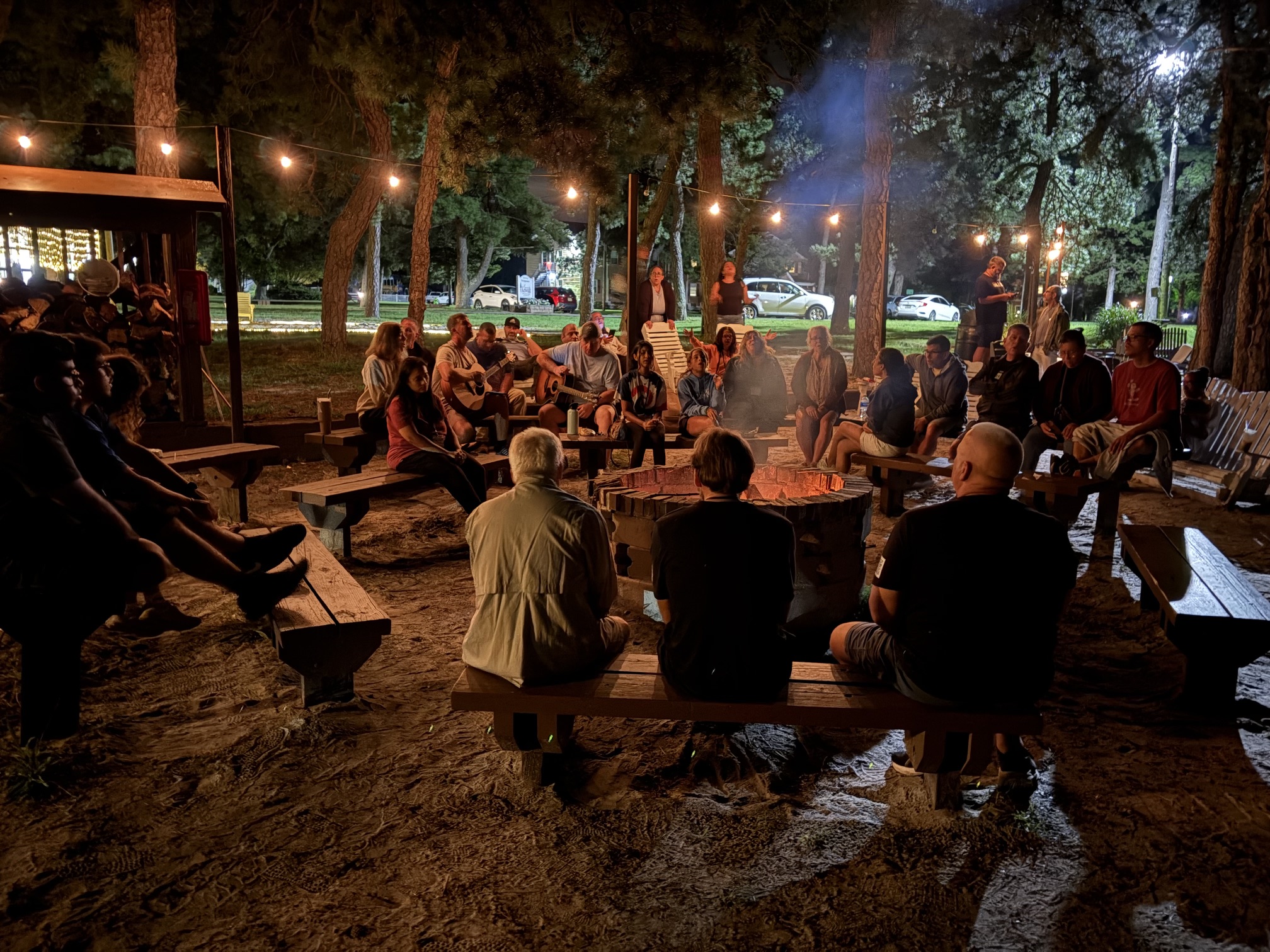 Christian men spending time together
