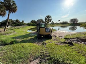 Silt fencing in Okeechobee