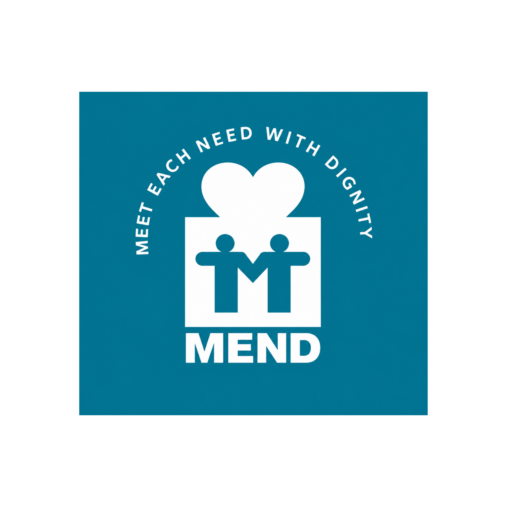 MEND — Meet Each Need with Dignity logo