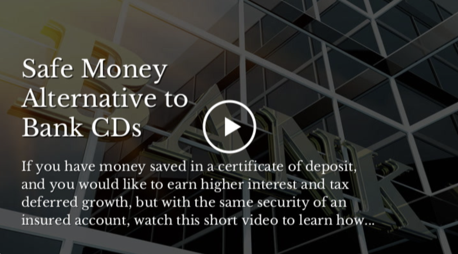 Safe Money Alternative to Bank CDs